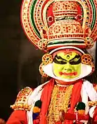 Danseur de Kathakali.