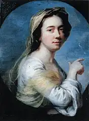 Catherine Read, autoportrait, c.1750