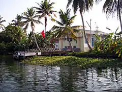 Église orientale dans la région des Backwaters au Kerala