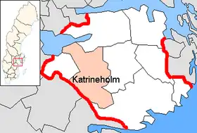 Localisation de Katrineholm