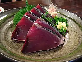 Tataki de thon rouge