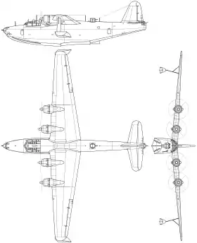 vue en plan de l’avion