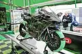 Kawasaki H2R, capable d'atteindre 357 km/h.