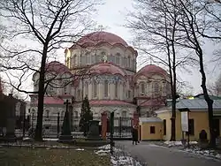 L’église Notre-Dame-de Kazan (Saint-Pétersbourg) par Vassili Kossiakov.