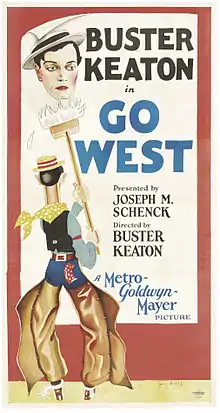 Description de l'image Keaton Go West 1925.jpg.