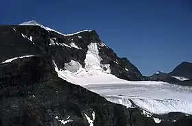 Vue du Kebnekaise depuis le Tuolpagorni.