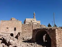 Vue sur l'église principale du village