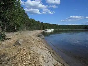 Plages de sable du sud du Päijänne.