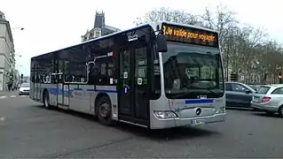 Mercedes Citaro Facelift n°348 du réseau de Versailles à Versailles, sur la ligne B.