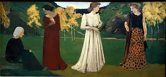 Les Saisons de la vie (1892-1895), Paris, musée d'Orsay.