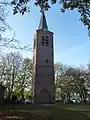 Tour, vestige de l'église disparue du van der Brugghenstraat, Stiphout.