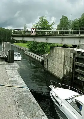Le canal de Kerma à Heinävesi.