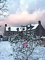 Le château de Kermenguy sous la neige