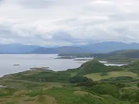 Vue de la côte Ouest de Kerrera