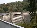 Vue du barrage de la Kerspe.