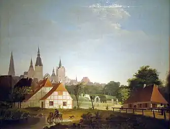 Vue de Rostock, 1809Rostock, Städtisches Museum