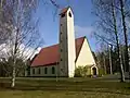 L'église de Kesälahti.