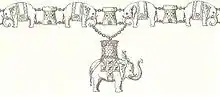 Collier de l'ordre de l'Éléphant.