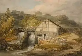Keyes Mill, Pembury, vers 1796.