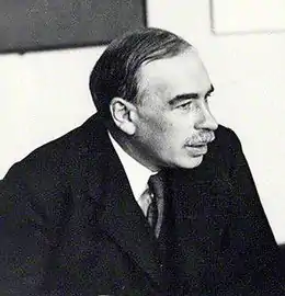 Portrait de John-Maynard Keynes.