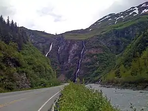 Keystone canyon sur la Richardson Highway