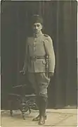 Khalil Raad, officier juif de l'armée turque, 1917