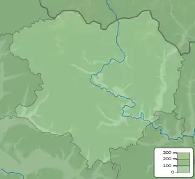 Voir sur la carte topographique de l'oblast de Kharkiv