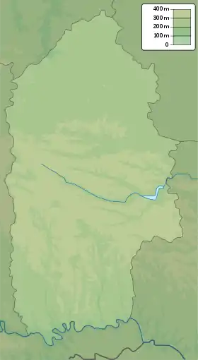 Voir sur la carte topographique de l'oblast de Khmelnytskyï