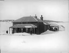 Le palais de justice de Kiandra (photo de Charles Kerry, date inconnue).