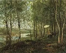 Landskap fra Cernay-la-Ville, vers 1885