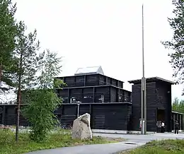 Centre de l'âge de pierre à Kierikki.