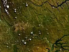 Kigali vue par satellite.