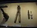 Grenade, coupe-fil et poignard de Kim Shin-jo au mémorial de la guerre de Corée.