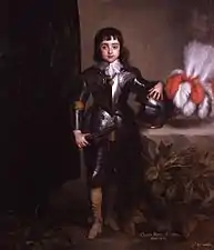 Charles II enfant, vers 1638