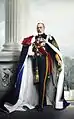 Le roi George V en tenue d'apparat (1935).