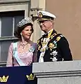 Charles XVI Gustave de Suède et la reine Silvia en 2010.