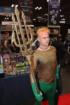 Cosplay d'Aquaman.