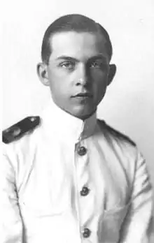 Photo du prince Paul en uniforme de la marine