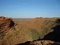 Vue sur le Kings Canyon depuis le Rim Walk