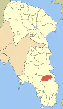 District municipal de Kouvara