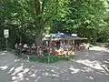 Kiosque "Isarwahn" sur le pont des Wittelsbach