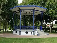 Le kiosque à musique.