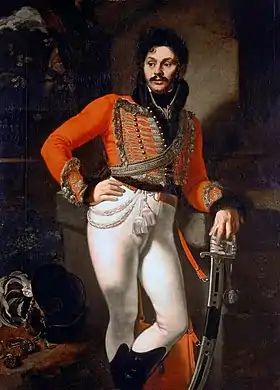 Colonel Evgraf Vladimirovitch Davydov en 1809 par Orest Kiprensky.
