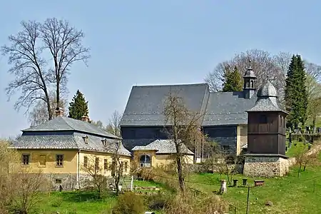 Église Saint-Christophe et presbytère.