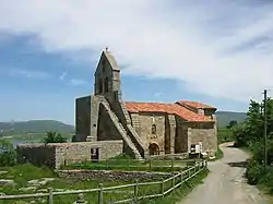 Vue panoramique de l'église.