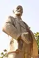 Statue de Lénine.