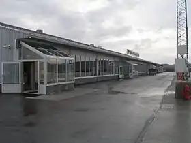 le terminal de l'aéroport de Kirkenes