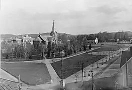 Le parc dans les années 1900.