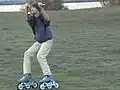 Kite roller, Canet en Roussillon, France