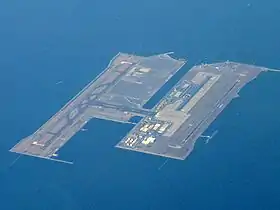 L'aéroport de Kansai est construit sur une île artificielle